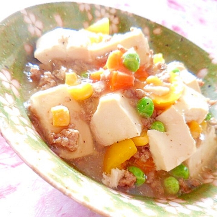 彩り良く❤ウチの和風・麻婆豆腐❤
